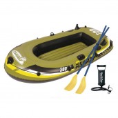 FISHMAN 200 Inflatable Boat Set with Air Pump 2 Person
