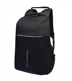 Anti Theft Backpack - Black