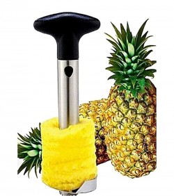 Pineapple Slicer and Peeler - Black and Silver