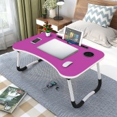 Multifunction Folding Laptop Table purple