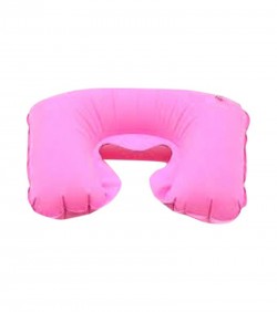 Portable Travel Inflatable Air Pillow - Pink
