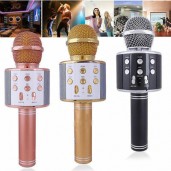 Wireless Mini Portable WS-858 Karaoke Microphone