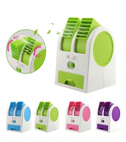 Mini Air Cooler - White and Green