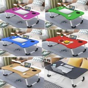 Folding Laptop Table/black/red/blue/green/wooden/purple