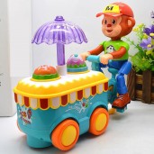 Kids  Ice Cream Car Toy With Light Music